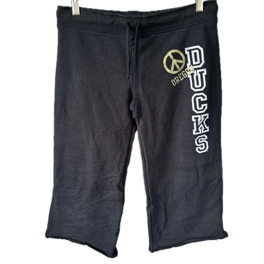 Jones & Mitchell Women's University Of Oregon UO Ducks Capri Sweatpants M